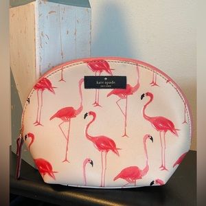 Kate Spade Flamingo Makeup Bag Coin Purse